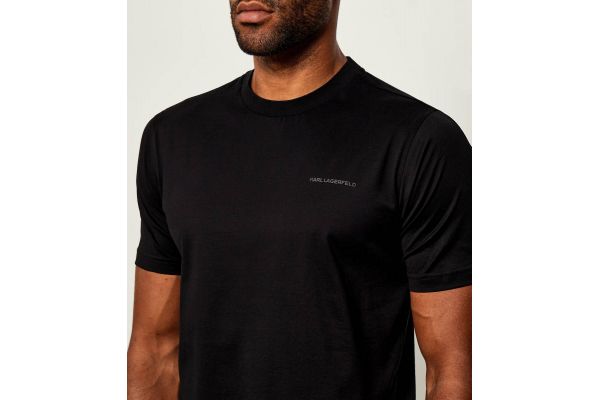 Ανδρικό T-shirt Μαύρο Karl Lagerfeld 755002 554200-990