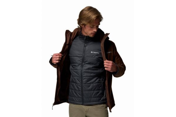 Men's Brown Element Blocker III Interchange Jacket Columbia 2090122-256