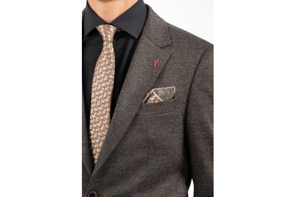 Men's Brown Blazer Vittorio CORTE-BROWN