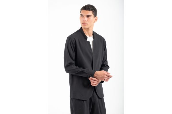 Ανδρικό Overshirt Μαύρο Vittorio ALBERTO-BLACK