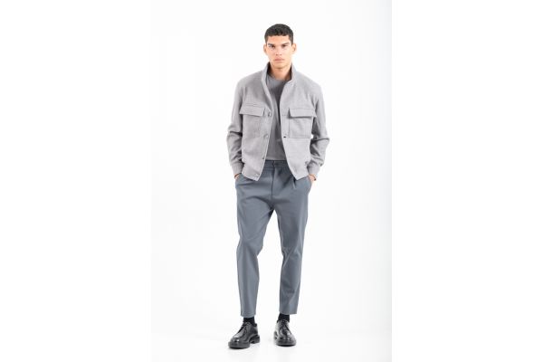 Men's Grey Jacket Vittorio MAZZANO-GREY