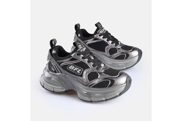 Women's Black Ridr Sneakers Buffalo BUF1636556-BLACK PEWTER