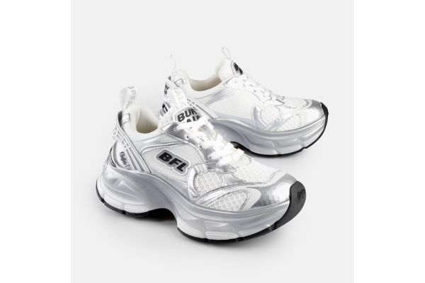 Women's White Ridr Sneakers Buffalo BUF1636554-WHITE SILVER