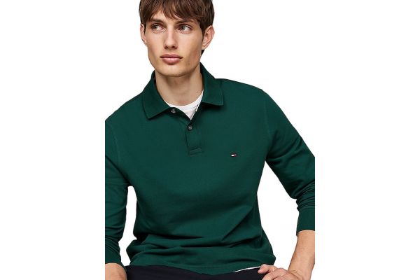 Ανδρικό 1985 Polo Πράσινο Tommy Hilfiger MW0MW20183-L6K Ανδρικό 1985 Polo Πράσινο Tommy Hilfiger MW0MW20183-L6K
