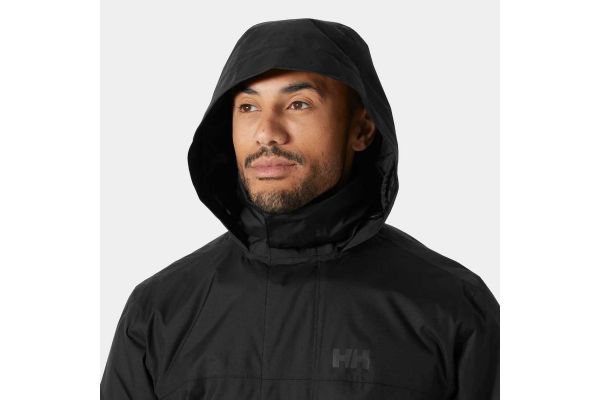 Ανδρικό Vancouver Ins Rain Μπουφάν Μαύρο Helly Hansen 54484-990