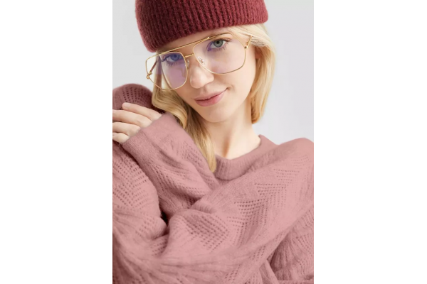 Women's Pink Knitted Sweater S.Oliver 2172029-44W0