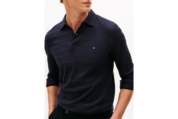 Ανδρικό Polo Navy Μπλε Tommy Hilfiger MW0MW40292-DW5 Ανδρικό Polo Navy Μπλε Tommy Hilfiger MW0MW40292-DW5