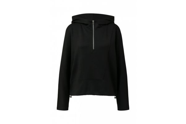 Women's Black Hoodie S.Oliver 2170102-9999 Women's Black Hoodie S.Oliver 2170102-9999