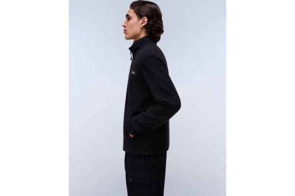 Ανδρική Dergana Fleece Ζακέτα Μαύρη Napapijri NP0A88V1-9411 Ανδρική Dergana Fleece Ζακέτα Μαύρη Napapijri NP0A88V1-9411