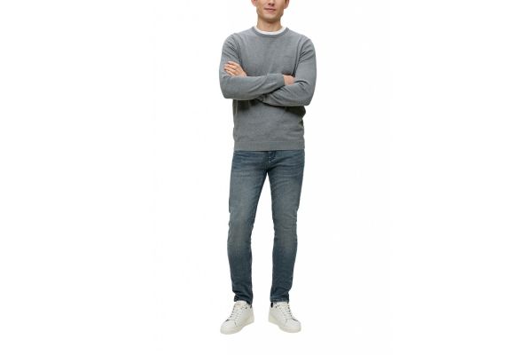 Ανδρικό Πουλόβερ Γκρι S.Oliver 2143173-92W0 Ανδρικό Πουλόβερ Γκρι S.Oliver 2143173-92W0