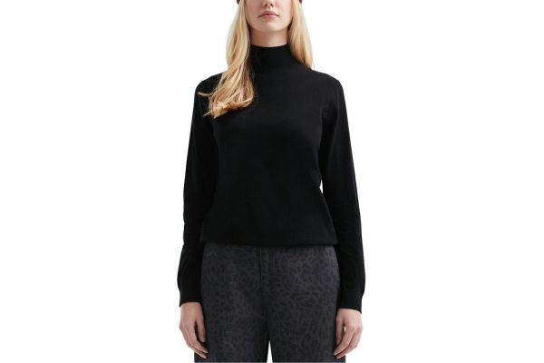 Women's Black Knitted Sweater S.Oliver 2172028-9999 Women's Black Knitted Sweater S.Oliver 2172028-9999