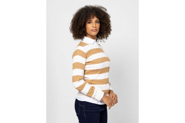 Γυναικείο Hafelw25 Πουλόβερ Μπεζ Heavy Tools T53024-BEIGE