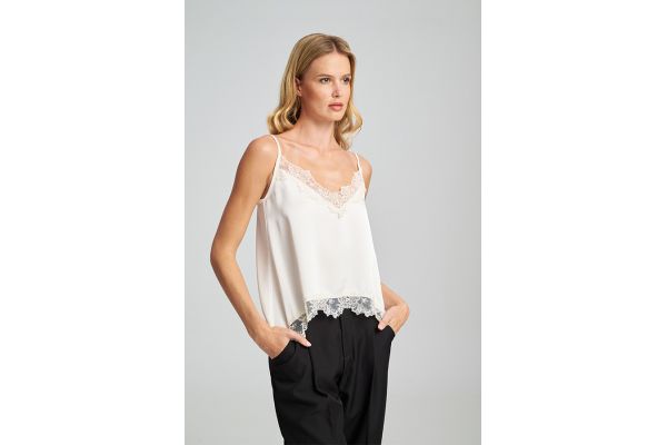 Γυναικείο Pearl Top White Mind Matter MML25-02-01-009