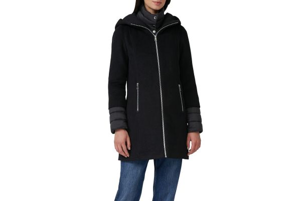 Women's Black Coat S.Oliver 2166605-9999