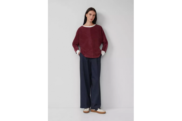 Women's Burgundy Sweatshirt S.Oliver 2170099-3902