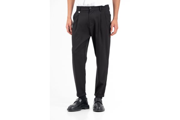 Men's Black Pants Vittorio ARZANP-BLACK