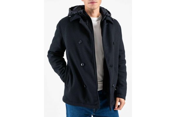 Men's Black Giubbino Jacket Sseinse GBI1090SS-NE