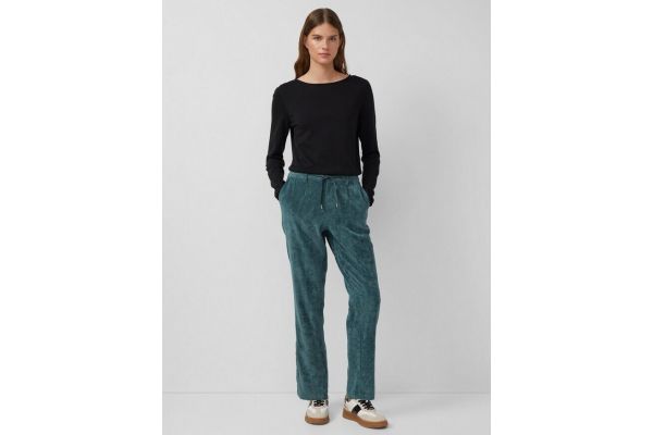 Γυναικείο Κοτλέ Παντελόνι Πετρόλ S.Oliver 2170192-6933