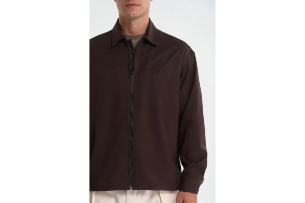 Men's Brown Overshirt Royal Denim ASIMOV5136-BROWN