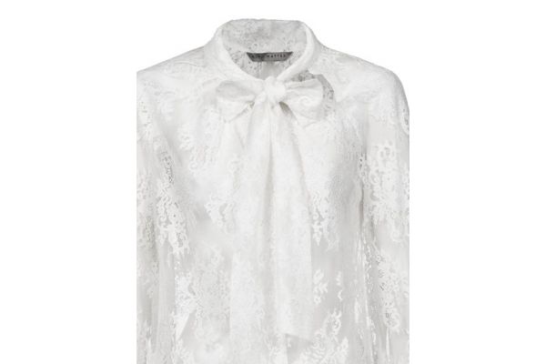 Women's White TEREZA BLOUSE Mind Matter MML25-02-01-022