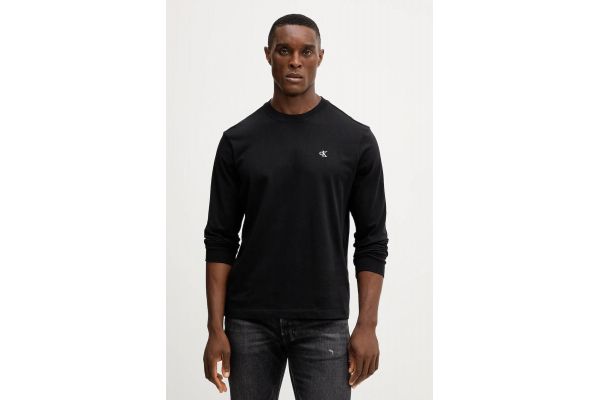 Men's Black Ls Easy Monogram Tee Calvin Klein LV04RD247G-UB1