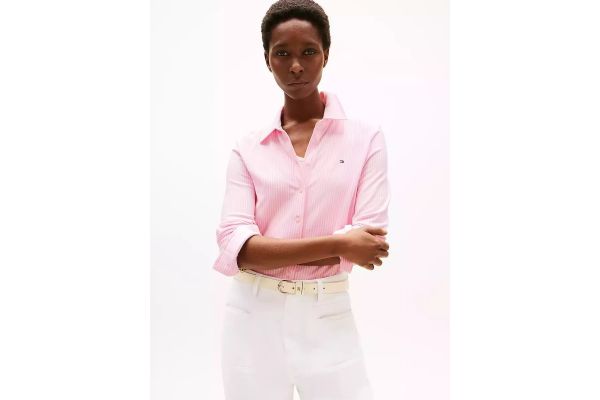 Γυναικείο 1985 Slim Πουκάμισο Ροζ Tommy Hilfiger WW0WW43528-0D7