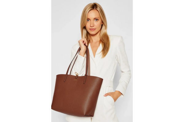 Γυναικεία Τσάντα Διπλής Όψεως Καφέ/Πορτοκαλί Ralph Lauren 431795329002-TAN/ORG