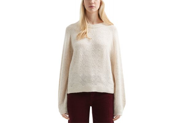 Γυναικείο Πουλόβερ Εκρού S.Oliver 2172029-02W0