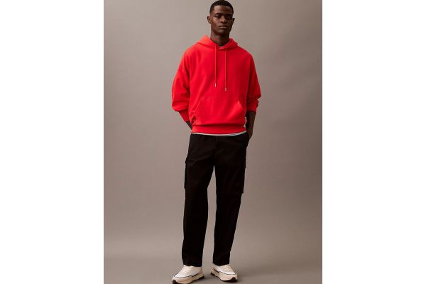 Men's Black Co Pull On Straight Cargo Pant Calvin Klein LV040EM616-UB1