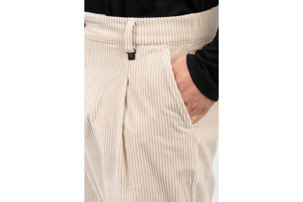 Men's Beige Corduroy Pants Vittorio 2324JACOB-STONE