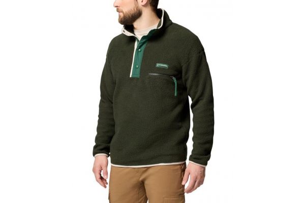 Ανδρικό Helvetia II Half Snap Fleece Πράσινο Columbia 2090891-367