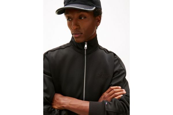 Men's Black Modern Ath Track Jacket Tommy Hilfiger MW0MW41447-BDS