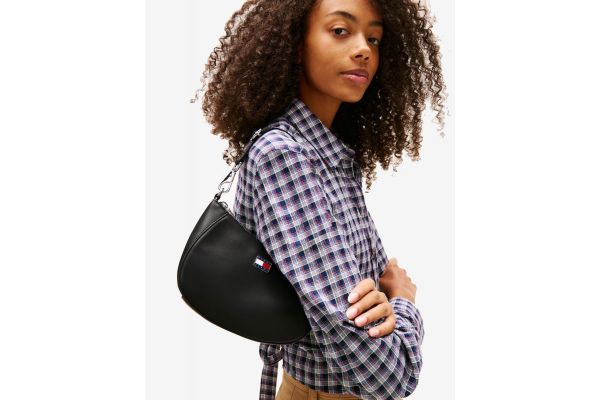 Women's Black Tjw Daily Elevated Shoulder Bag Tommy Jeans AW0AW18064-BDS