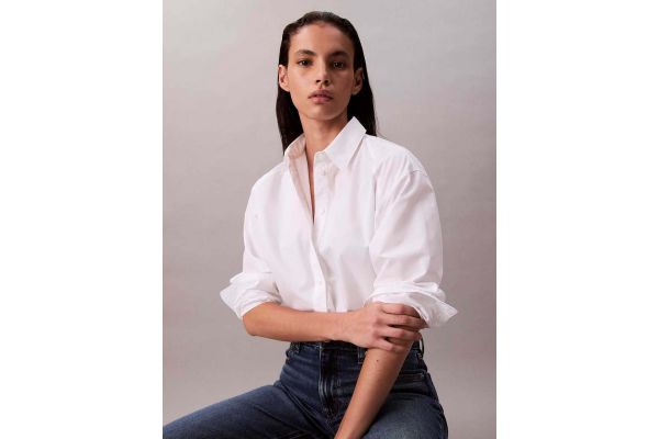 Γυναικείο Πουκάμισο Λευκό Calvin Klein LV047C141G-YAA