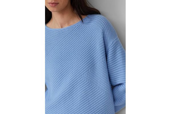Women's Light Blue Knitted Sweater S.Oliver 2170430-5141