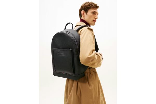 Men's Black TH Central Backpack Tommy Hilfiger AM0AM13983-BDS