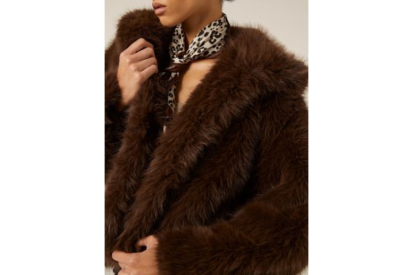 Γυναικεία Eco Γούνα Καφέ Alcott CP0075DOAX15-BROWN