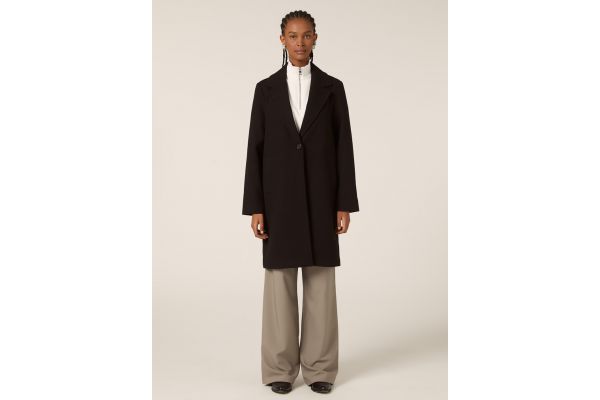 Women's Black Coat Alcott CP2270DOAX15-BLACK