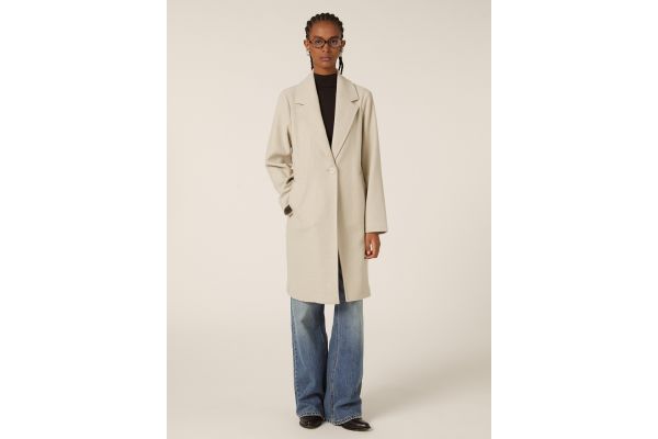 Women's Beige Coat Alcott CP2270DOAX15-MEL DARK