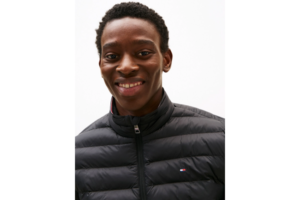 Men's Black Core Packable Recycled Jacket Tommy Hilfiger MW0MW39990-BDS