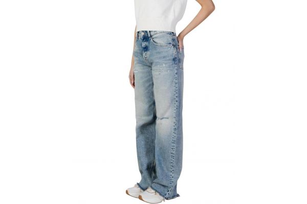 Women's Light Blue Mia Mr Rlxd Str Cbf Ei2119 Tommy Jeans DW0DW22437-1AB