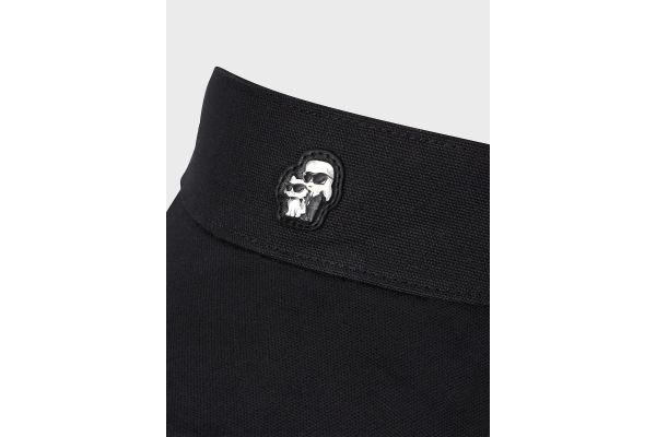 Γυναικείο Ikon Visor Καπέλο Μαύρο Karl Lagerfeld B1W33021-999 BLACK