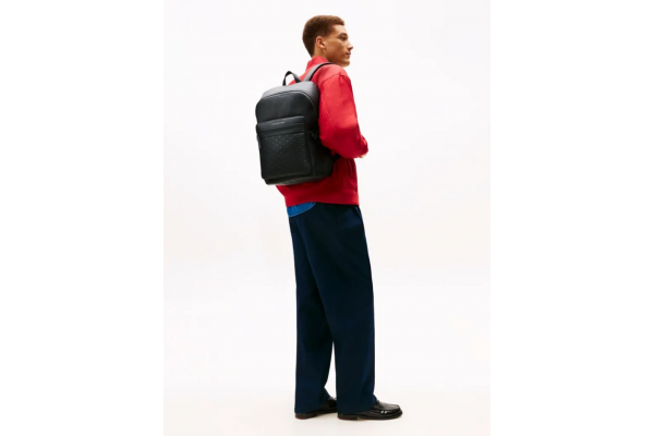 Men's Black TH Modern Backpack Tommy Hilfiger AM0AM13982-BDS
