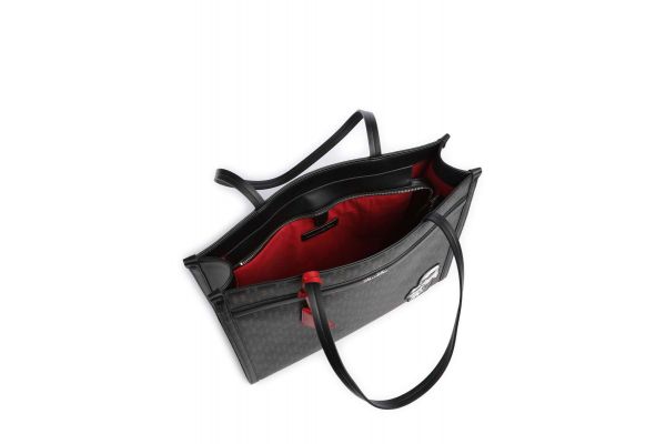 Γυναικεία Ikon Monogram Τσάντα Μαύρη Karl Lagerfeld B1W30022-2LS BROWN KL MONO