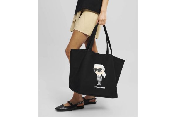 Γυναικεία Ikon Aquarelle Shopper Τσάντα Μαύρη Karl Lagerfeld A2W50027-999 BLACK