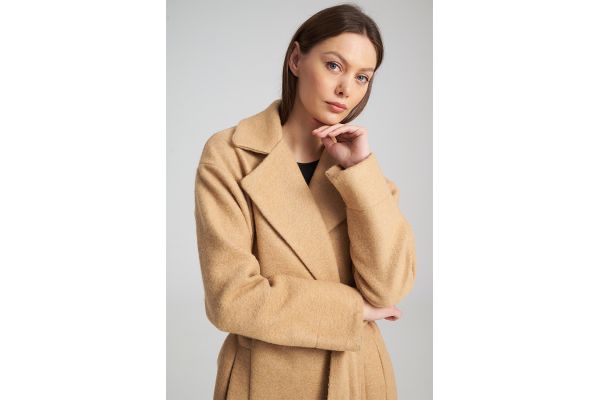 Women's Camel MELLIO COAT Mind Matter MML25-02-06-027