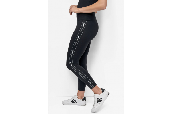 Women's Black Logo Tights 7/8 DKNY DP5P1883-BBL