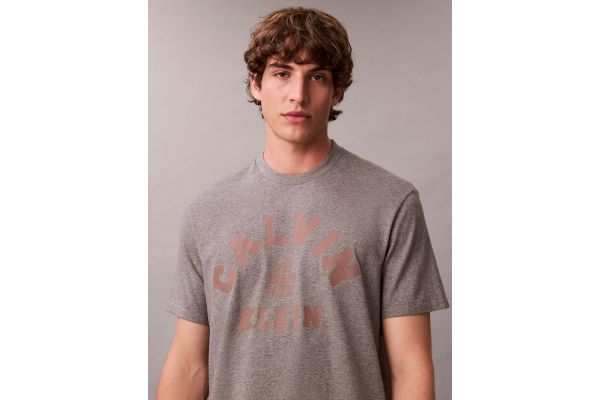 Ανδρικό T-shirt Μαύρο Γκρι Calvin Klein LV04RE810G-P7E
