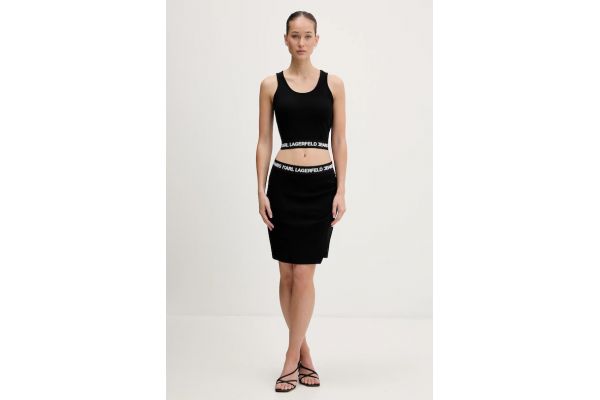 Γυναικεία Φούστα Μαύρη Karl Lagerfeld Jeans B1W12022-999 BLACK