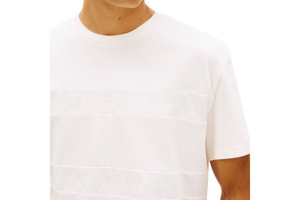 Ανδρικό T-shirt Μπεζ Tommy Jeans DM0DM22312-YBH